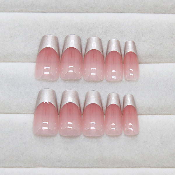 12 Sizes-24 Pcs Press On Nails R900