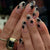 12 Sizes-24 Pcs Press On Nails C492