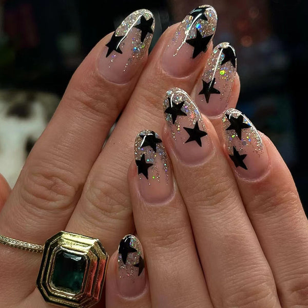 12 Sizes-24 Pcs Press On Nails C492