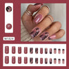 12 Sizes-24 Pcs Press On Nails W1824