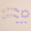 12 Sizes-24 Pcs Press On Nails F121