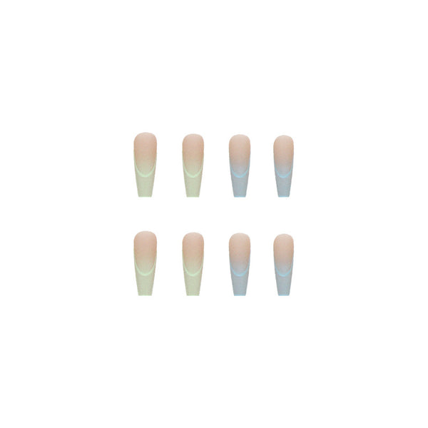 12 Sizes-24 Pcs Press On Nails W121
