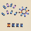 12 Sizes-24 Pcs Press On Nails Y727