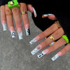 12 Sizes-24 Pcs Press On Nails W241