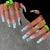 12 Sizes-24 Pcs Press On Nails W241