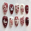 12 Sizes-24 PcsPress On Nails Z1160