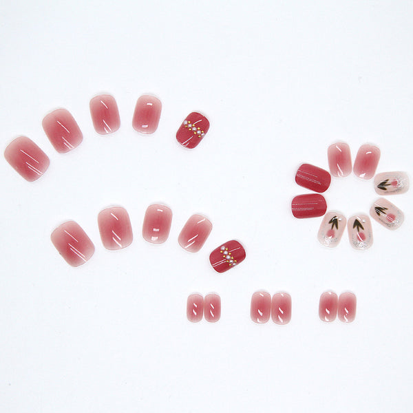 12 Sizes-24 Pcs Press On Nails Z258