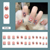 12 Sizes-24 Pcs Press On Nails R521