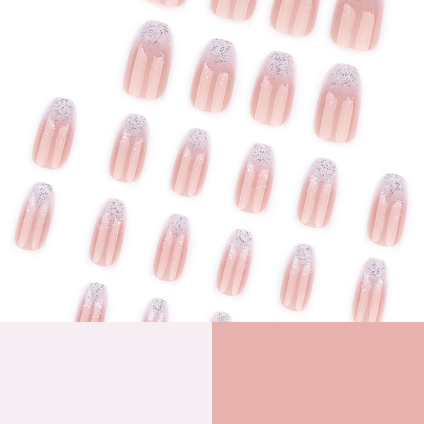12 Sizes-24 Pcs Press On Nails JP3736