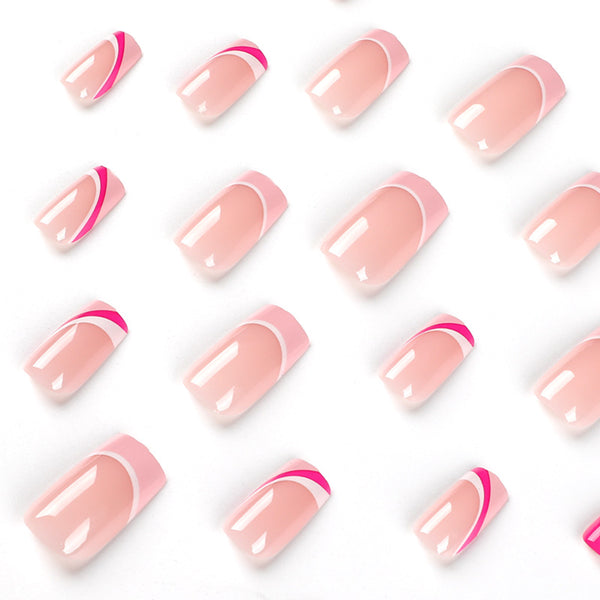 12 Sizes-24 Pcs Press On Nails JP2262