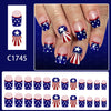 12 Sizes-24 Pcs Press On Nails C1745