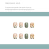 12 Sizes-24 Pcs Press On Nails Z055