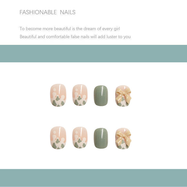12 Sizes-24 Pcs Press On Nails Z055