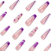 12 Sizes-24 Pcs Press On Nails JP2664