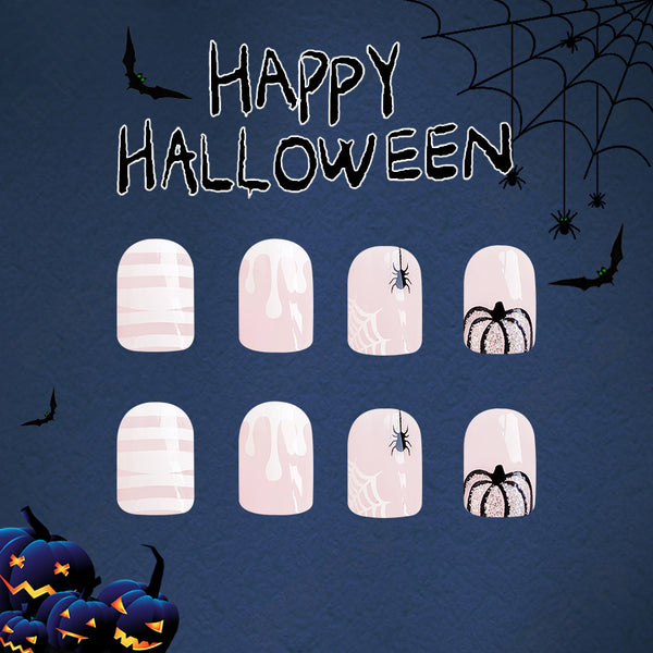 12 Sizes-24 Pcs Press On Nails C511