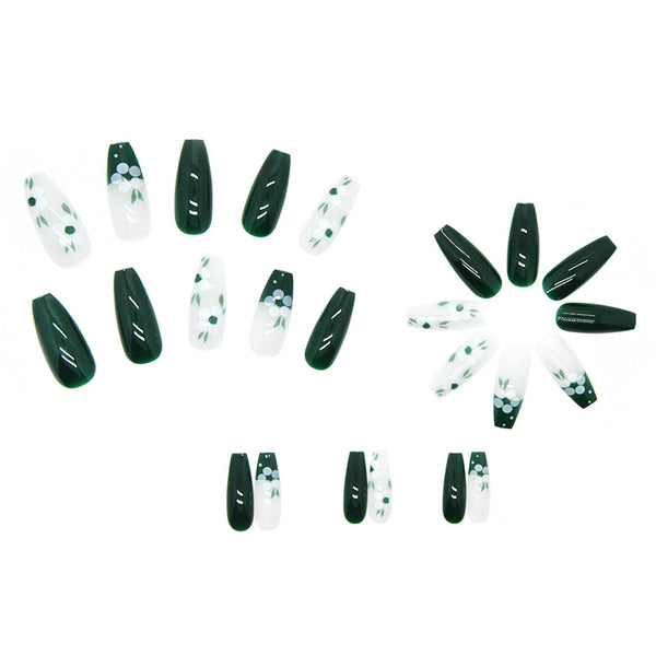 12 Sizes-24 Pcs Press On Nails R531