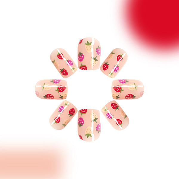 12 Sizes-24 Pcs Press On Nails C306