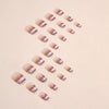 12 Sizes-24 Pcs Press On Nails R805
