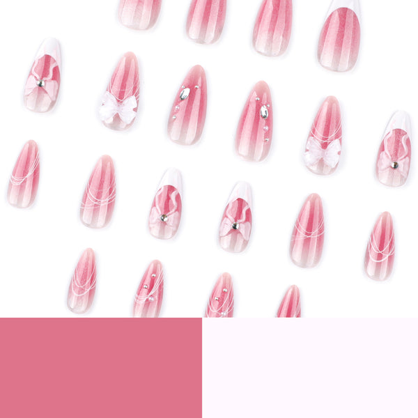12 Sizes-24 Pcs Press On Nails JP3779