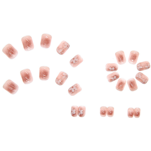 12 Sizes-24 Pcs Press On Nails R403