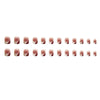 12 Sizes-24 Pcs Press On Nails R706