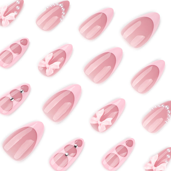 12 Sizes-24 Pcs Press On Nails JP4074