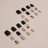 12 Sizes-24 Pcs Press On Nails W1337