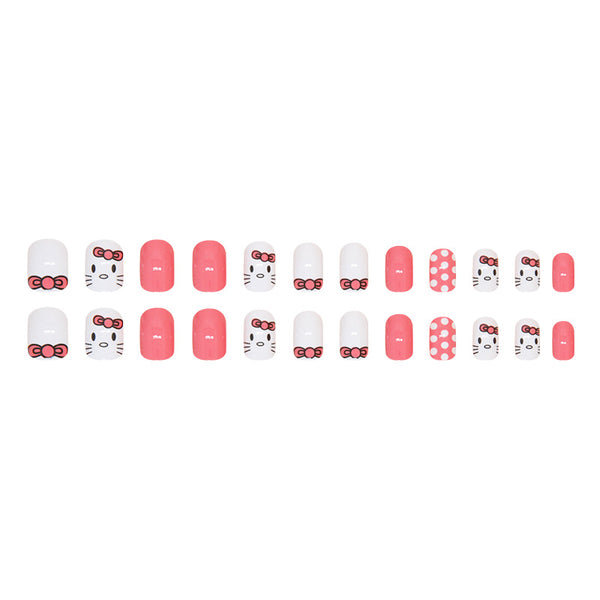 12 Sizes-24 Pcs Press On Nails R838