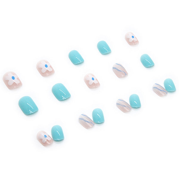 12 Sizes-24 Pcs Press On Nails R432