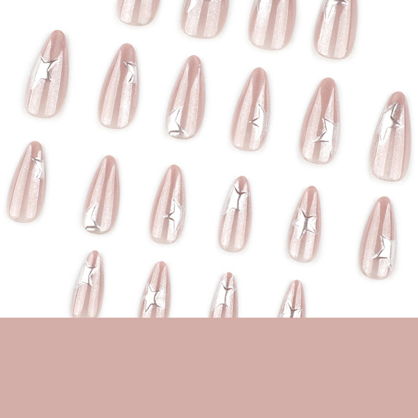 12 Sizes-24 Pcs Press On Nails JP3987