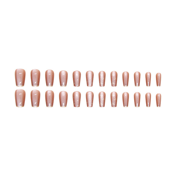 12 Sizes-24 Pcs Press On Nails MY046