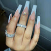 12 Sizes-24 Pcs Press On Nails Z165