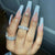 12 Sizes-24 Pcs Press On Nails Z165