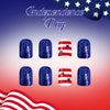 12 Sizes-24 Pcs Press On Nails C1714