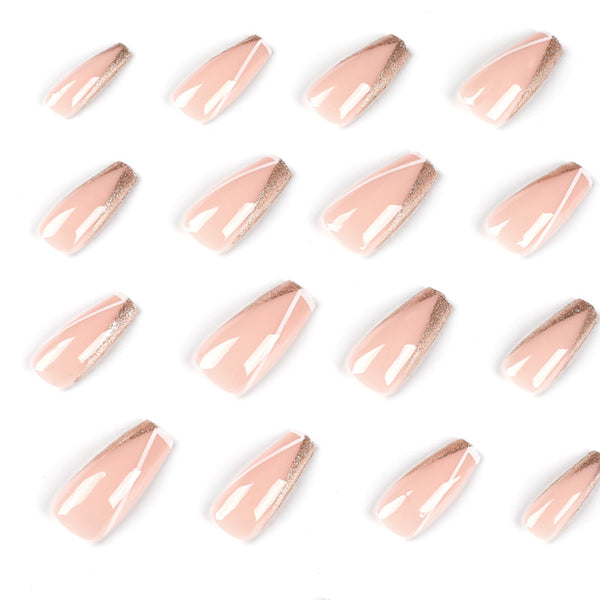 12 Sizes-24 Pcs Press On Nails JP2284