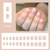 12 Sizes-24 Pcs Press On Nails C072