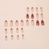 12 Sizes-24 Pcs Press On Nails W1811