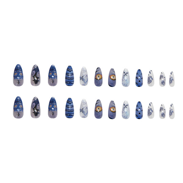 12 Sizes-24 Pcs Press On Nails W2077