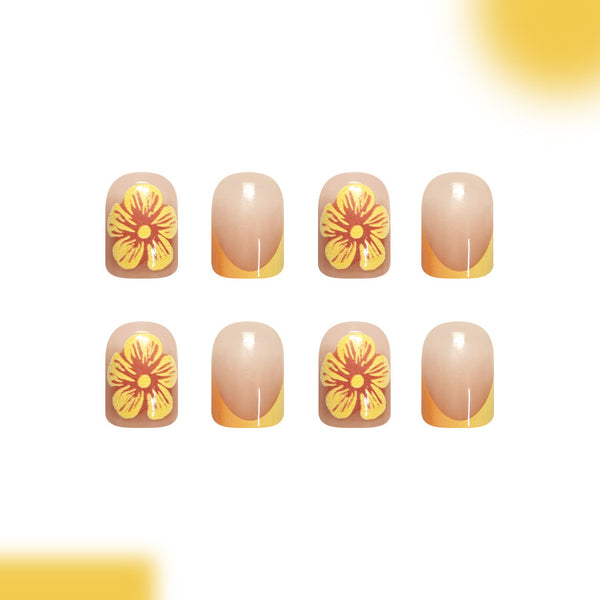 12 Sizes-24 Pcs Press On Nails C1630