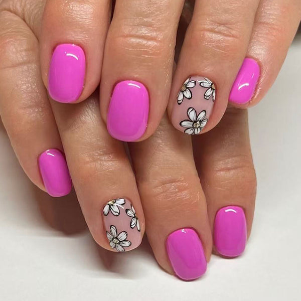 12 Sizes-24 PcsPress On Nails C821