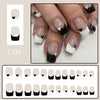 12 Sizes-24 Pcs Press On Nails C739