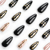 12 Sizes-24 Pcs Press On Nails JP2829