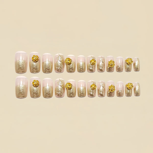 12 Sizes-24 Pcs Press On Nails Y1820