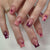 12 Sizes-24 Pcs Press On Nails C758