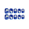 12 Sizes-24 Pcs Press On Nails JP1494