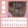 12 Sizes-24 Pcs Press On Nails Z1066