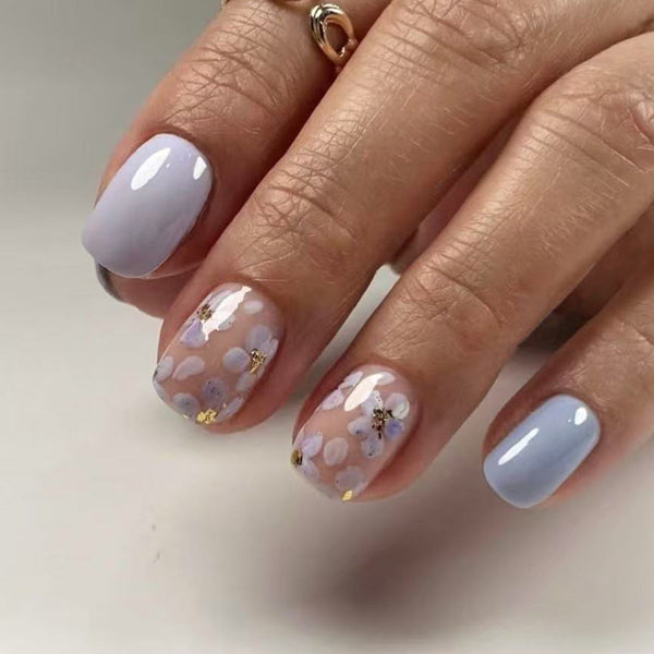 12 Sizes-24 PcsPress On Nails C902