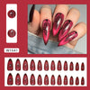 12 Sizes-24 Pcs Press On Nails W1641