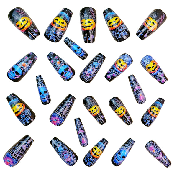 12 Sizes-24 Pcs Press On Nails Y1029