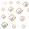 12 Sizes-24 Pcs Press On Nails JP1627